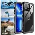 for iPhone 13 Pro Max Waterproof Case,[Builtin Screen Protector][IP68