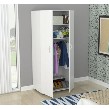 Inval Contemporary Laricina-white Two Door Wardrobe ...