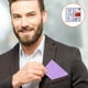 thumbnail image 3 of Tarjetero de piel sintética para la matrícula y el seguro del coche. Organizador con cierre magnético para documentos del vehículo, tarjetas de identificación y tarjetas de visita. 24 x 12,8 x 1 cm, 3 of 5