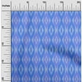 thumbnail image 2 of oneOone Velvet Blue Fabric Ikat Sewing Craft Projects Fabric Prints By Yard 58 Inch Wide, 2 of 4