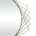thumbnail image 4 of DecMode 42" x 42" Silver Geometric Wall Mirror, 4 of 7