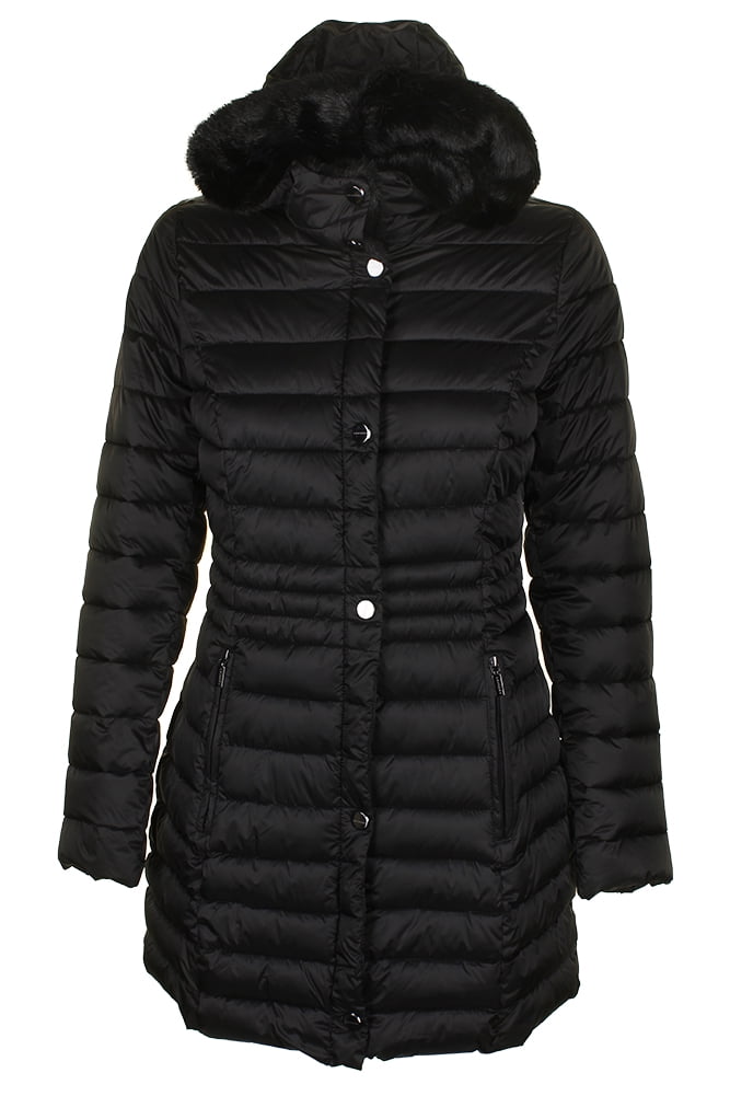 laundry black puffer coat