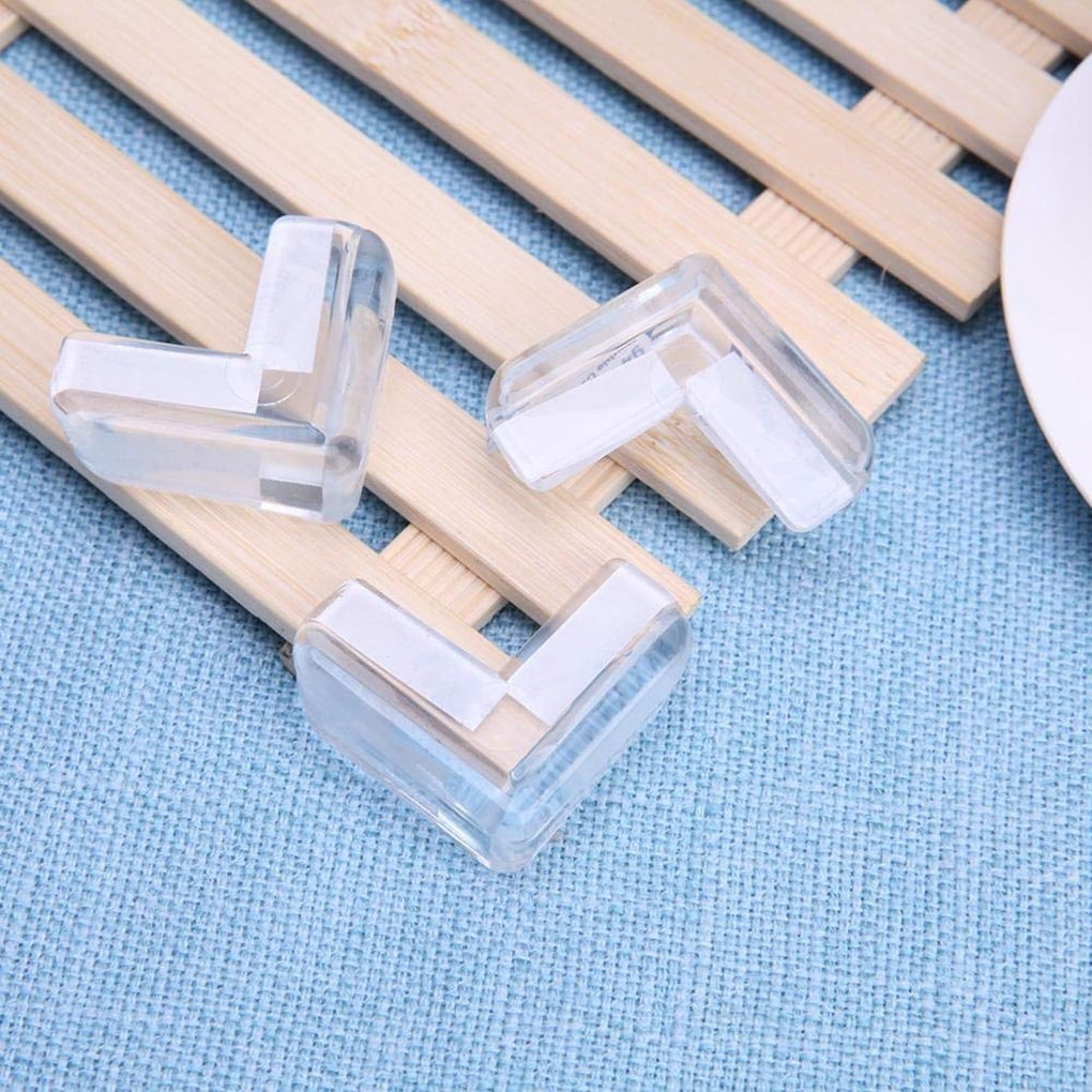 200PCS Transparent Anti-collision Angle PVC Pad Child Safety Corner Guard Baby Collision Proof Protector