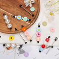thumbnail image 3 of 50pcs Blank Beadable Keychain Bars,Metal DIY Bead Keychain Bar Charms Easy to Detachable Beaded Key for Craft Item, 3 of 6