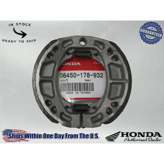 Honda OEM Front or Rear Brake Shoe Shoes Pads CT 70 90 110 Trail 06450-178-932