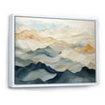thumbnail image 2 of Designart "Peaks Of Majestic Mountains" Landscape Mountains Floater Framed Wall Art Prints, 2 of 5