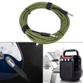 thumbnail image 2 of Cable universal eléctrico ajustable para guitarra JadeshayMX negro y verde, 2 of 5
