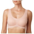 thumbnail image 4 of Alessandra B Invisible Seamless Lace Bra Pink, 4 of 5