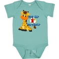 thumbnail image 3 of Inktastic 1st Birthday Giraffe Boys or Girls Baby Bodysuit, 3 of 5