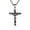 Silver, variant on US 1-2 Pack Stainless Steel Jesus Christ Crucifix Cross Pendant Necklace For Men