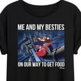 thumbnail image 3 of Disney - Darkwing Duck - Me & My Bestie Getting Food - Women's Oversized T-Shirt, 3 of 5