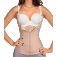 thumbnail image 1 of Corsé moldeador fuerte debajo del busto para mujer, moldeador abdominal, moldeador de cuerpo, corpiño debajo del busto, parte superior ajustable, moldeador de cuerpo sin pecho con cremallera, 4XL, 1 of 6