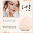 thumbnail image 4 of Esponja de maquillaje Gerrii Finger Poff Puff, 72 unidades (rosa/beige/azul/blanco), 4 of 7