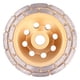 thumbnail image 5 of Muela abrasiva de hormigón, muela abrasiva Muela abrasiva de diamante de doble hilera Muela abrasiva de limpieza compacta y liviana, 5 of 8