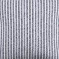 thumbnail image 4 of Laddha Home Designs 22" Gray and Cream Striped Square Throw Pillow, 4 of 5