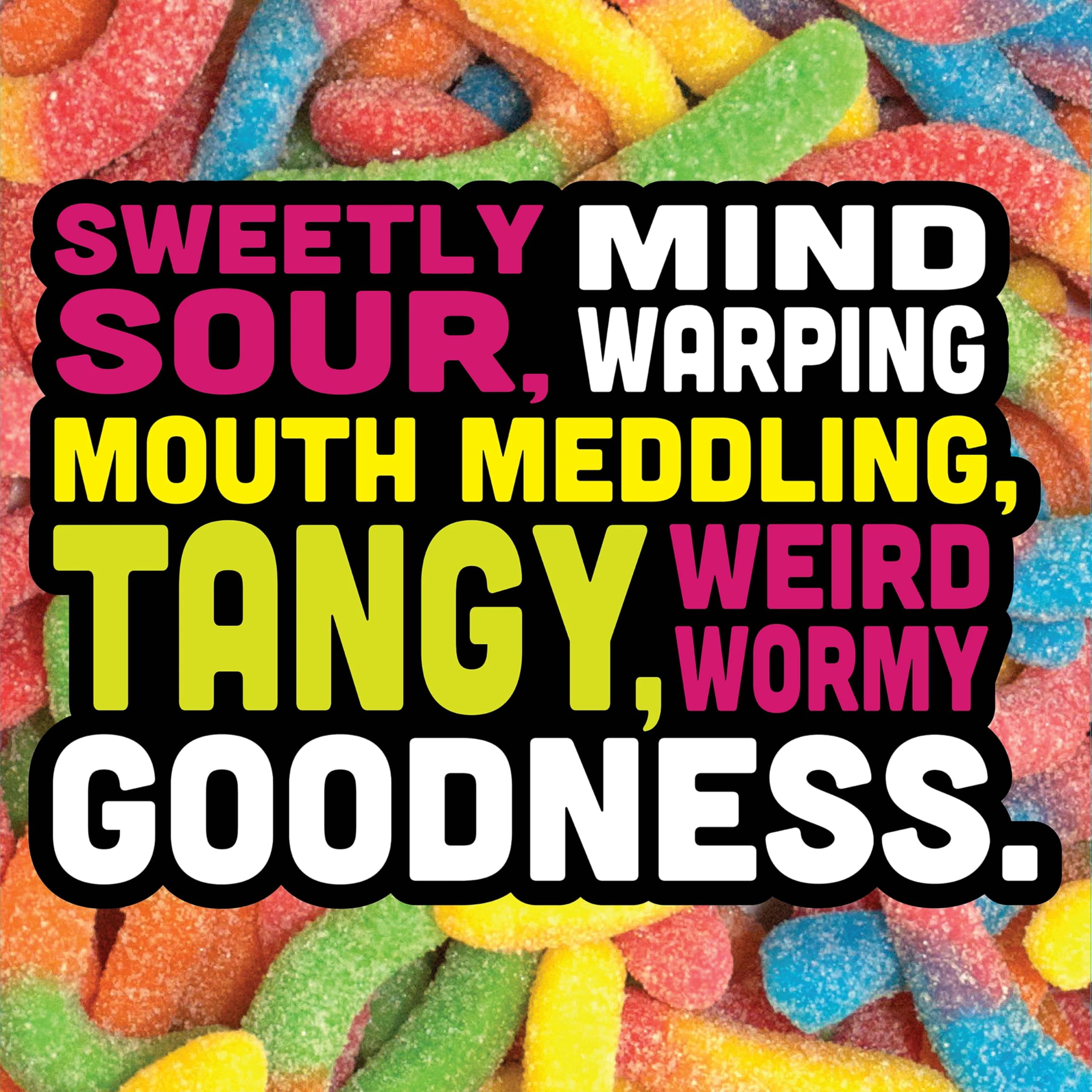 Trolli Sour Brite Crawlers Candy Minis Treat Packs 18 oz