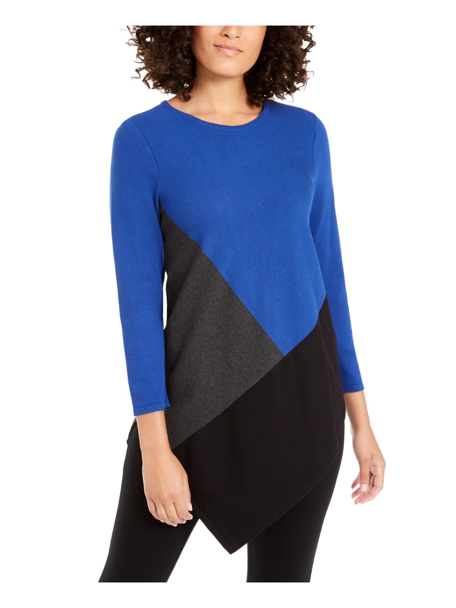 ALFANI $69 Womens New Navy Color Block 