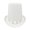 Height 20cm whiteP, variant on Western Top Hat Wide Brim Fedora Hat for Boyfriend Top Hat Short Brim Magician Costume for Outdoor Gatherings