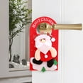 thumbnail image 5 of HomelyJoy Christmas Door Knob Hangers, Christmas Door Decorations, Christmas Knob Covers - Cute Holiday Doorknob Decorations, Festive Merry Christmas Ornament Signs for Indoor Home, Hotel, Door Decor, 5 of 8