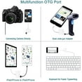 thumbnail image 3 of USB 3 Camera Adapter,3 in 1 USB Female OTG Adapter with Charging and 3.5mm Headphone Audio Jack Splitter for iPhone/iPad,Support USB Flash Drive,MIDI Keyboard, 3 of 7