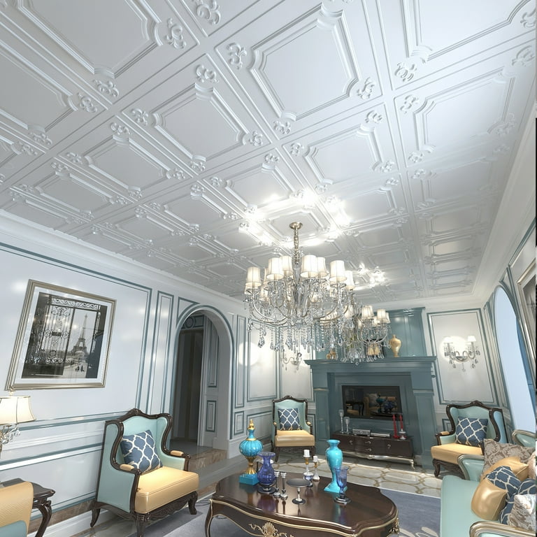 Free Shipping! Art3d Drop Ceiling Tiles 24x24 in White (12 Free Shipping! Art3d Drop Ceiling Tiles 24x24 in White (12