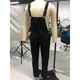 thumbnail image 4 of Pantalones largos, overoles, pantalones vaqueros con tirantes para hombre, pantalones casuales de color liso con tirantes, mono con tirantes ajustables, pantalones con tirantes, overoles y pantalones, 4 of 6