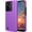 Purple, variant on For Cloud Mobile Stratus C8 Prime MC8B654B Shockproof Hybrid Cell Phone Cover Case - Texturized Dotted Purple