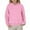 Pink, variant on Basic Hoodies for Boys Girls Long Sleeve Casual Cute Plain Hooded Sweatshirt Kids Pullover Tops