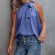 thumbnail image 4 of Playeras,Blusas y Tops,Ropa para Mujer Workout Tank Tops Mujer Chaleco sin mangas con estampado de leopardo y de cuello nuevo de verano para mujeres europeas y (Navy, XXL), 4 of 7
