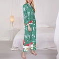 thumbnail image 4 of Lsque Sanrio Pattern Long Sleeve Pajama Set for Women - Soft 2-Piece Sleepwear and Loungewear Set with Pockets, Comfy Nightwear, 4 of 8
