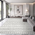 thumbnail image 4 of 8x10 Area Rug for Living Room Moroccan Washable Rugs Non Slip Indoor Floor Carpet Foldable Large Soft Area Rug for Dining Room Bedroom with Low Pile, 4 of 6