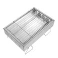 thumbnail image 4 of OULII Travel Grill Stainless Steel Grill Compact Outdoor Adventure 1Set, 4 of 8