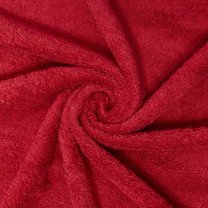500 GSM Hypoallergenic Cotton Terry Cloth 46” Fabric By The Yard - Burgundy (5 Yards)
