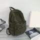 thumbnail image 4 of Mochilas escolares simples para mujer, mochila de viaje informal Vintage para mujer, mochila (verde), 4 of 8