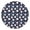Cat Floral Face, variant on Cat Cloud Floral Teal Pattern Round Elastic Tablecloth, 36-44 Inch Waterproof, Machine Washable, Indoor & Outdoor Use
