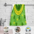 thumbnail image 5 of Dreamtimes Green Shamrocks Ribbon Hand Towels 2 PCS, Ultra Soft and Highly Absorbent, Saint Patricks Day Decorative Fingertip Towel for Home, Bathroom, Kitchen, 28.3"x14.4", 5 of 5