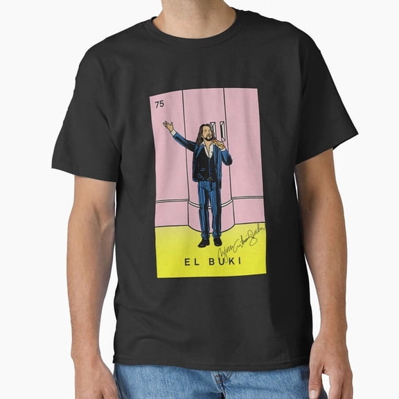 El Buki Marco Antonio Solís with Signature Classic H5610 T-Shirt, for Men and Women, Up to Size 5XL
