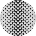 thumbnail image 1 of Ahgly Company Indoor Round Patterned Ash Gray Area Rugs, 3' Round, 1 of 6