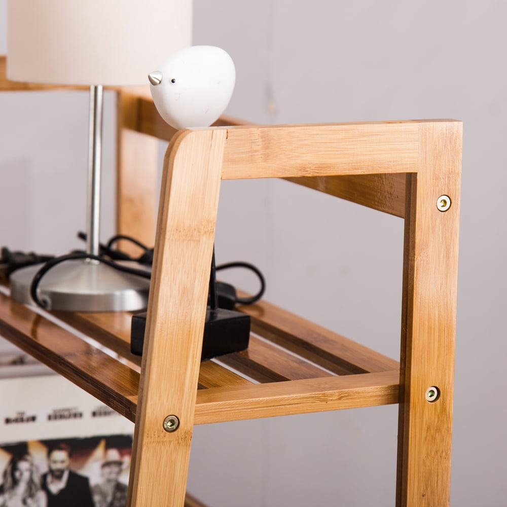 Lowestbest Four-Story Inclined Ladder, Inclined Bookshelf, Industrial Ladder Bookshelf, Antique Bookshelf, Office, Bathroom, Living Room Storage Lowestbest Four-Story Inclined Ladder, Inclined Bookshelf, Industrial Ladder Bookshelf, Antique Bookshelf, Office, Bathroom, Living Room Storage