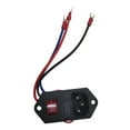 thumbnail image 2 of 10A 250V Rocker Switch Power Socket, Fuse Switch Inlet Module Plug, 3 Pin with 3Pcs Wiring, Male Power Socket with Switch, Stable Performance, 2 of 8
