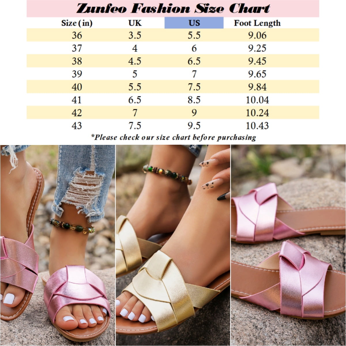 new look rose gold flat sandals