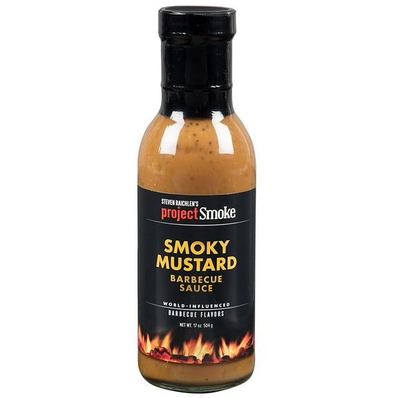 Steven Raichlen Project Smoke BBQ Barbecue Sauce- Smoky Mustard Single Pack Barbeque Sauce