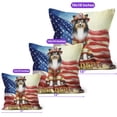 thumbnail image 4 of Firefighter Shetland Sheepdog Hero Rescue Fire Dept Fireman USA Flag Pillow Cushion Double Sided Sheltie Dog Lover Gifts Throw Pillow - 02026, 4 of 4