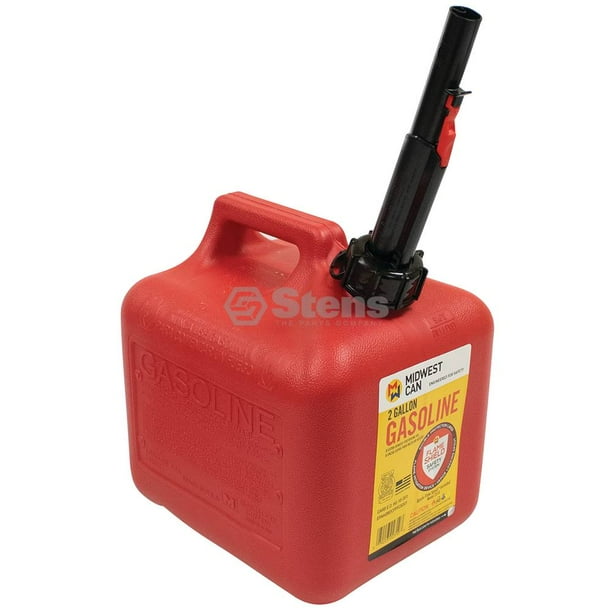 2 Gallon Plastic Gasoline Fuel Can