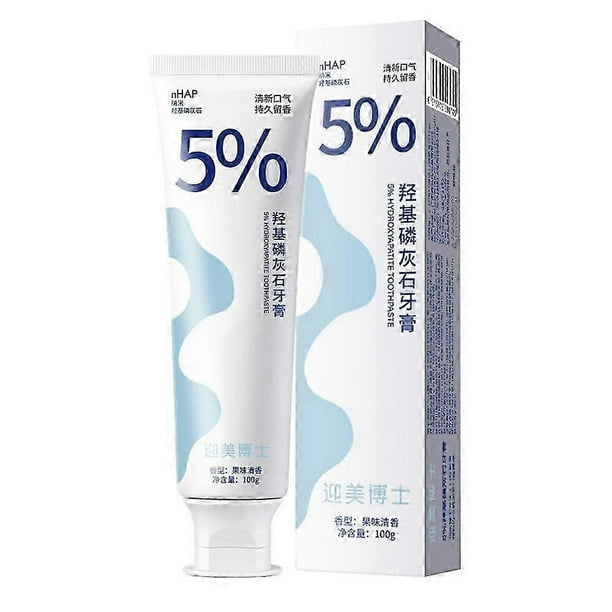 1-3x Nano Hydroxyapatite Toothpaste, 5% Hydroxyapatite Toothpaste, Fresh Breath Gum Care Whitening & Stain Removal Toothpaste