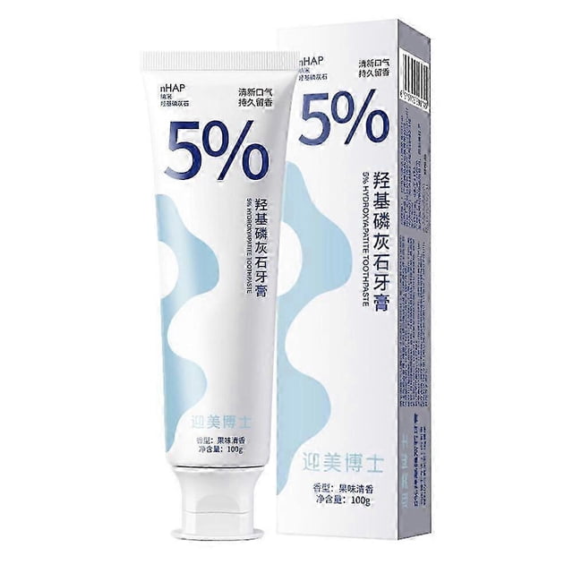 1-3x Nano Hydroxyapatite Toothpaste, 5% Hydroxyapatite Toothpaste, Fresh Breath Gum Care Whitening & Stain Removal Toothpaste