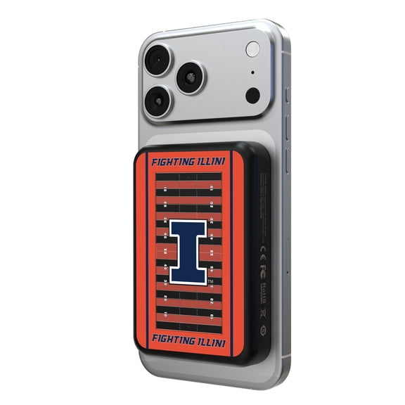 Illinois Fighting Illini Field Wireless Power Bank