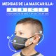 thumbnail image 3 of Cubrebocas M94k Lutema Premium 4 capas de proteccion comodos y transpirables para niños pequeños,10 piezas - Gris Lutema M94k Gris, 3 of 6