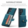 thumbnail image 7 of SaniMore Detachable Wallet for Samsung Galaxy S22 Ultra Case, Powerful Magnetic PU Leather 2-in-1 Functional RFID Blocking Cover with Card Slot Shockproof Protective Shell for S22 Ultra, Blue, 7 of 7
