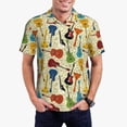 thumbnail image 1 of Balery Different Kind Of Guitars Camisa Polo de Hombre con Estampado, de Manga Corta y Tejido Medio, Camisa Tipo Golf Polo-XX-Large, 1 of 6